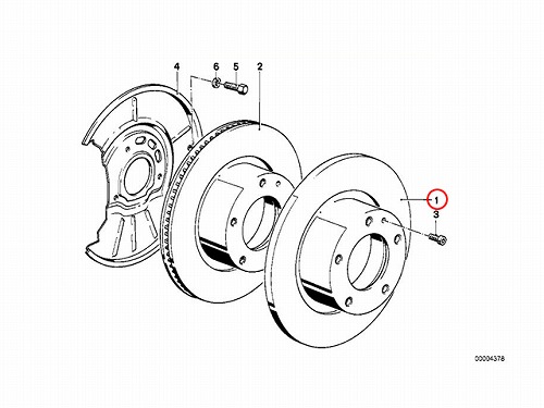 ブレーキローター(ディスクローター) フロント BMW [34116757751]