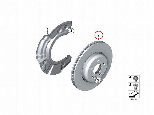 ブレーキローター(ディスクローター) フロント BMW [34116775277]