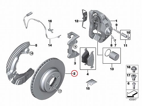 ブレーキローター(ディスクローター) フロント BMW [34116855000]