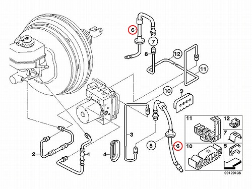 ブレーキホース フロント BMW [34303411443]