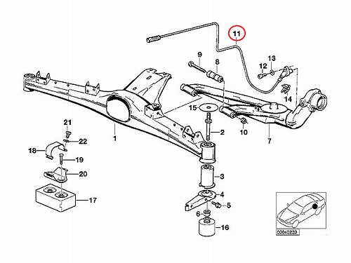 ABSセンサー(スピードセンサー) リア 左右共通 BMW [34521164474]