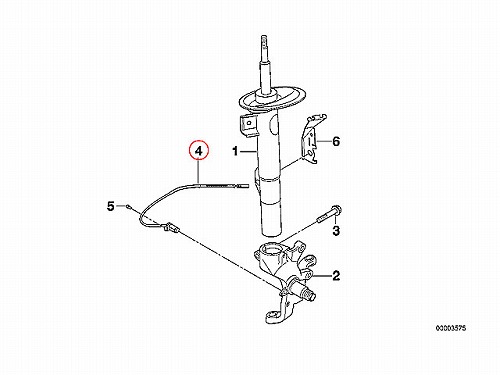 ABSセンサー(スピードセンサー) フロント 左右共通 BMW [34526756373]