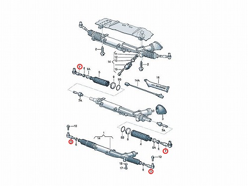 タイロッドエンド 左右共通 AUDI(アウディ) [4E0419811E]