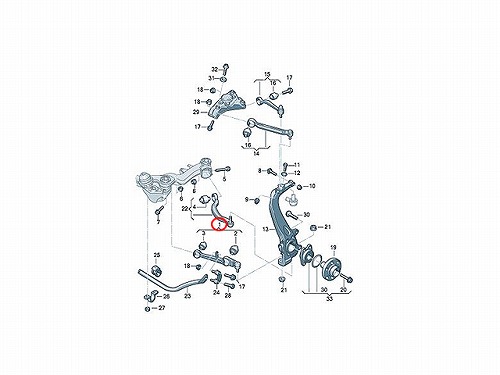 ロアアーム(コントロールアーム) フロント 左右共通 AUDI(アウディ) [4F0407151A]