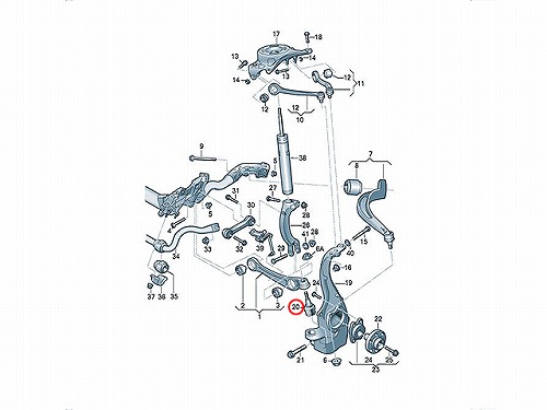 ロアアームボールジョイント 左右共通 AUDI(アウディ) [4G0407689C]