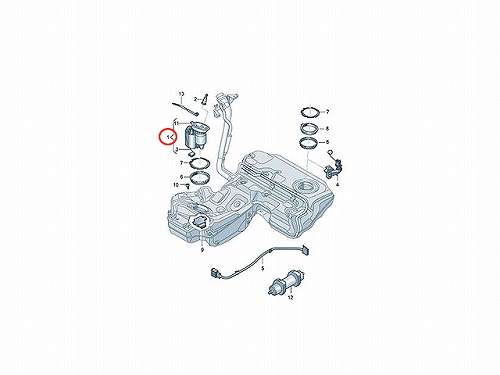 燃料ポンプ(フューエルポンプ) AUDI(アウディ) [4G0919051K]