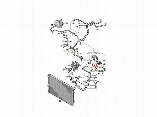 純正 ヒーターバルブ VW(フォルクスワーゲン) [4H0121671G]