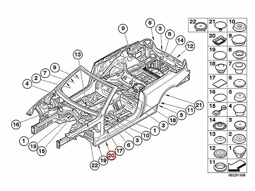ジャッキアップポイント BMW [51717169981]
