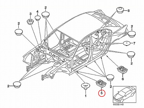 ジャッキアップポイント BMW [51718268885]