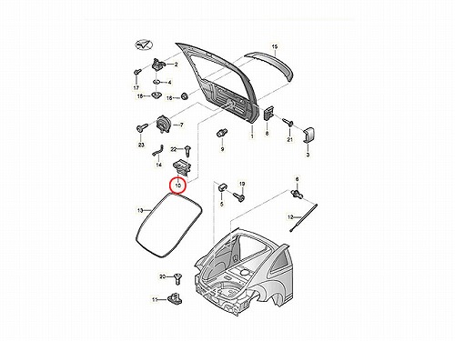 純正 リアゲートロック アクチュエーター VW(フォルクスワーゲン) [5G68275059B9]