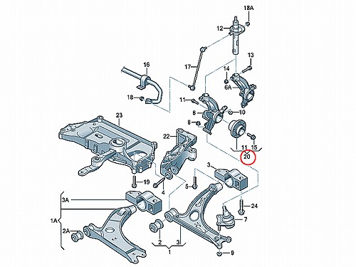 ホイール ハブベアリング 車両によりフロントまたはリアに使用 VW(フォルクスワーゲン) [5K0498621A]