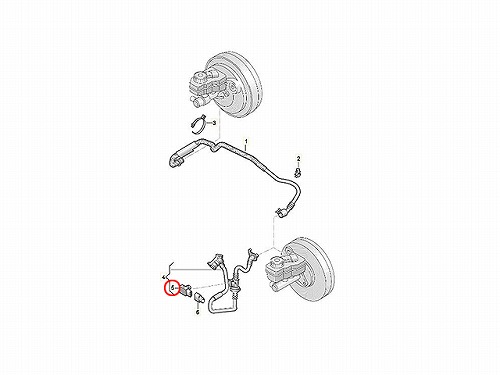 ブレーキ ブースター プレッシャー センサー AUDI(アウディ) [5Q0906207]