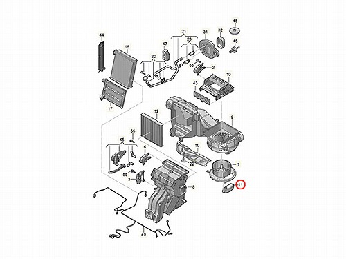 エアコンブロアレジスター AUDI(アウディ) [5Q0907521E]