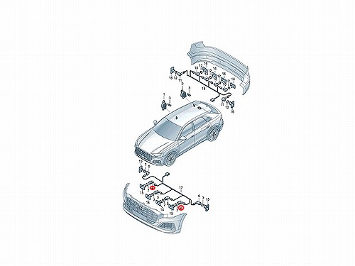 パークトロニックセンサー(PTS) AUDI(アウディ) [5Q0919275BGRU]