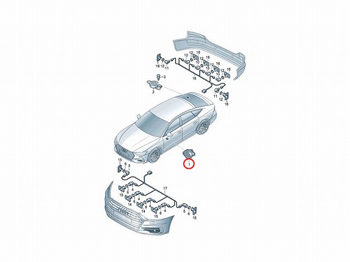 純正 警告ブザー VW(フォルクスワーゲン) [5Q0919279]