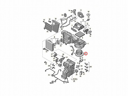 エアコンブロアモーター(ファン) VW(フォルクスワーゲン) [5Q2819021D]