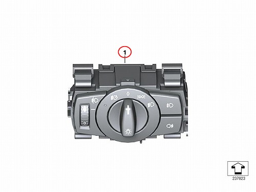 純正 ヘッドライトスイッチ(ヘッドランプスイッチ) BMW [61316932796]