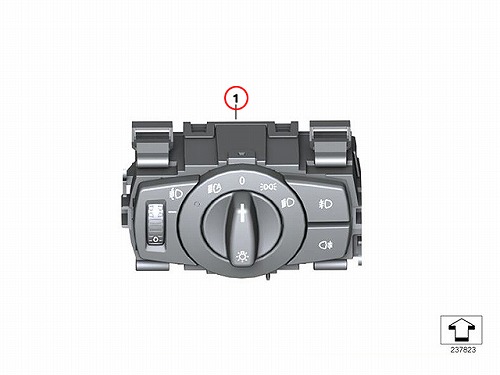 純正 ヘッドライトスイッチ(ヘッドランプスイッチ) BMW [61319169404]
