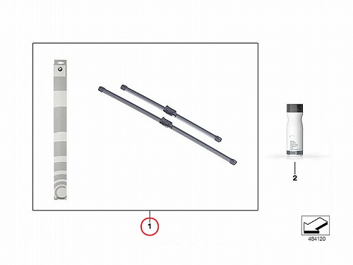 ワイパーブレード 左右セット フロント用 BMW [61612408631]