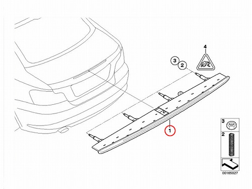 純正 ハイマウントストップランプ BMW [63257164978]