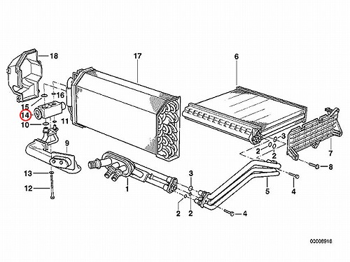 エアコンエキスパンションバルブ BMW [64118362851]