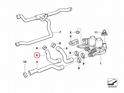 ウォーターホース BMW [64211394292]