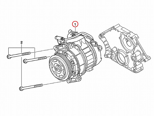 エアコンコンプレッサー BMW [64509174803]