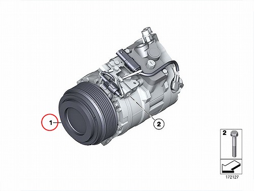 エアコンコンプレッサー BMW [64509196890]