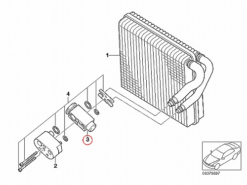 エアコンエキスパンションバルブ MINI(ミニ) [64516924984]