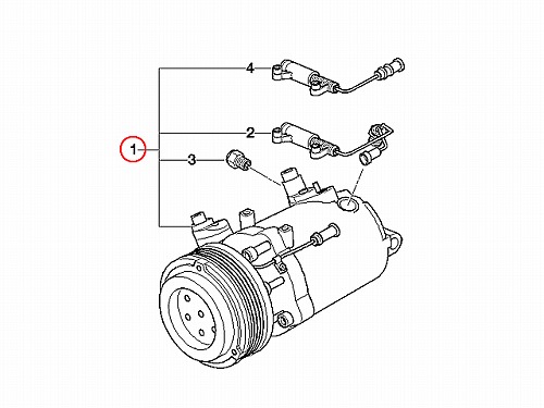 エアコンコンプレッサー BMW [64526910458]