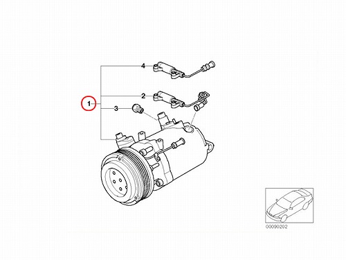 エアコンコンプレッサー BMW [64526916232]