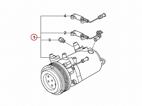 エアコンコンプレッサー BMW [64526918750]