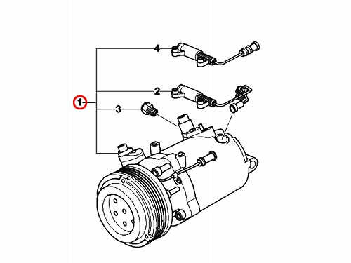 エアコンコンプレッサー BMW [64529175669]