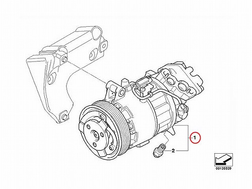 エアコンコンプレッサー BMW [64529182794]