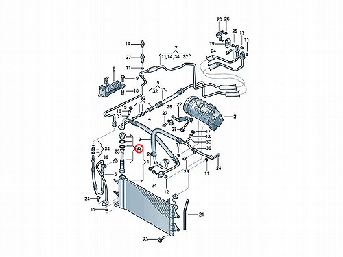 エアコンドライヤーカートリッジ(レシーバー) VW(フォルクスワーゲン) [6Q0820193A]