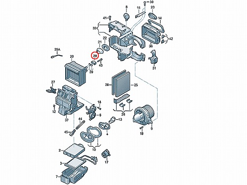 エアコンエキスパンションバルブ&Oリングセット VW(フォルクスワーゲン) [6Q0820679F-S]