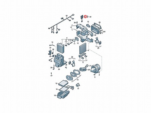 エアコンブロアレジスター VW(フォルクスワーゲン) [6Q2907521B]