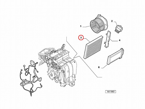 エアコンフィルター ALFAROMEO(アルファロメオ) [71775822]