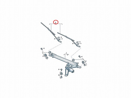 純正 ワイパーブレード 左右セット フロント用 AUDI(アウディ) [80C998002]