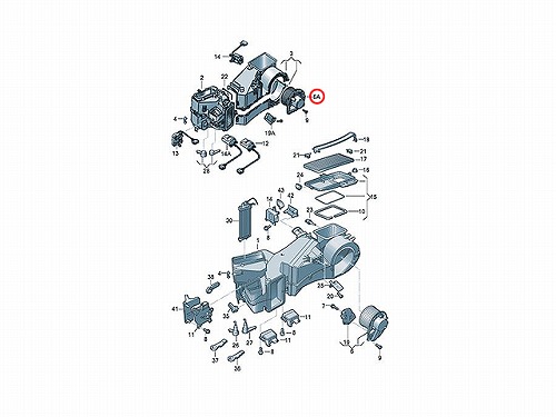 エアコンブロアモーター(ファン) VW(フォルクスワーゲン) [8D2820021]