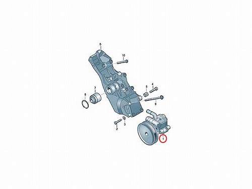 パワステポンプ AUDI(アウディ) [8E0145153H]