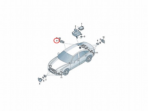 警告ブザー AUDI(アウディ) [8E0919279]