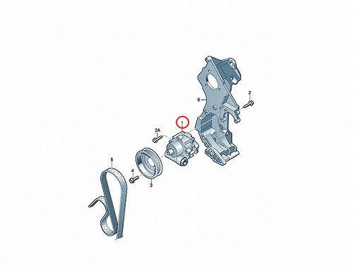 パワステポンプ VW(フォルクスワーゲン) [8N0145154A]
