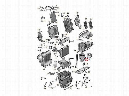 エアコンブロアモーター(ファン) AUDI(アウディ) [8T2820021]