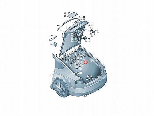 リアゲートダンパー(テールゲートショック) 左右共通 AUDI(アウディ) [8T8827552C]