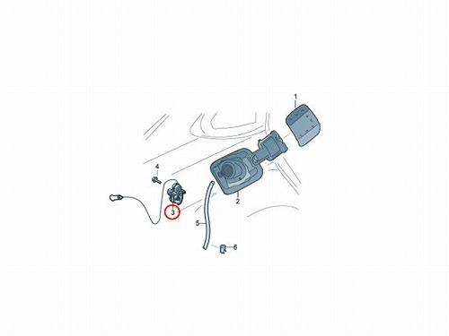 フューエルフラップロック(燃料フラップロック) AUDI(アウディ) [8V0862153B]