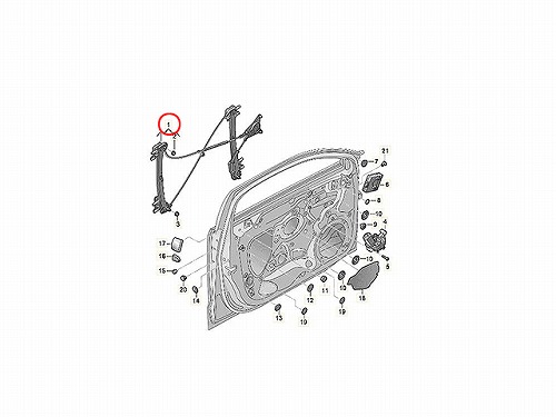 ウインドーレギュレター フロント 右側 AUDI(アウディ) [8V4837462]