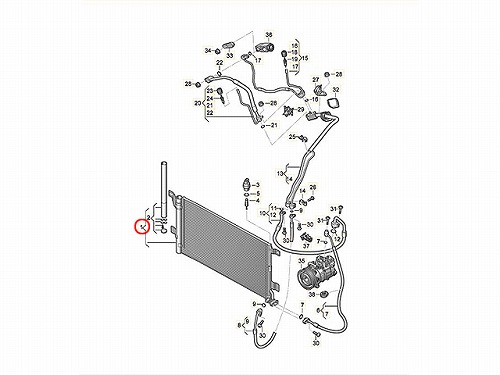 エアコンコンデンサー AUDI(アウディ) [8W0816421M]