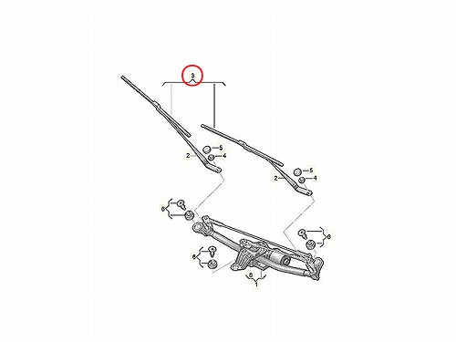 ワイパーブレード 左右セット フロント用 AUDI(アウディ) [8Y2998002]