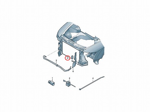 外気温センサー AUDI(アウディ) [8Z0820535]